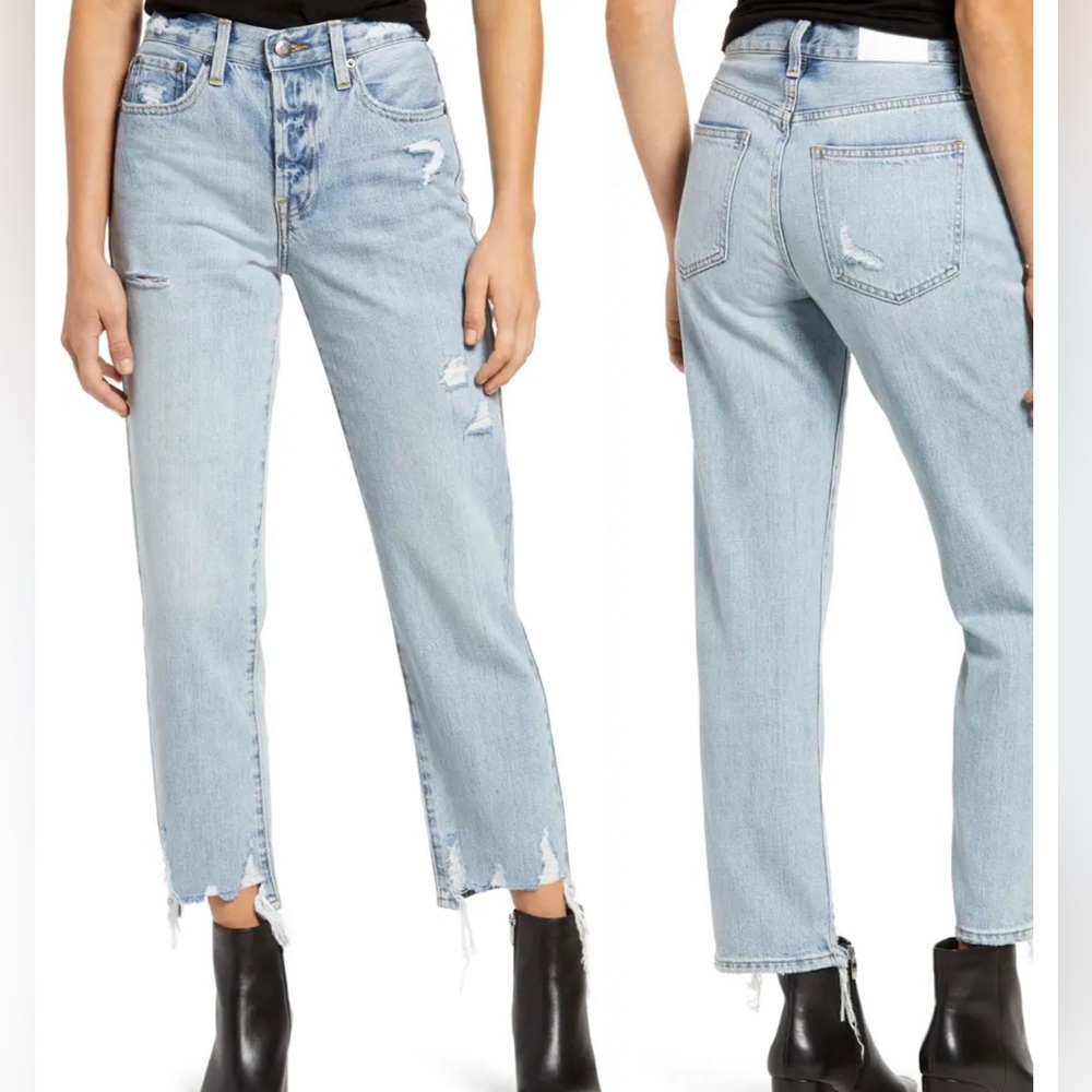 PISTOLA CHARLIE HIGH RISE STRAIGHT ANKLE JEAN